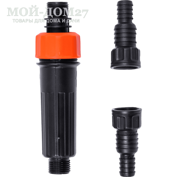 Фильтр ЖУК для полива | Мой-Дом27 | Фильтр ЖУК для полива создан для того, чтобы очищать и защищать систему полива от загрязнений. Грязь, песок и другие абразивные вещества не попадают в систему, оставаясь на фильтре.